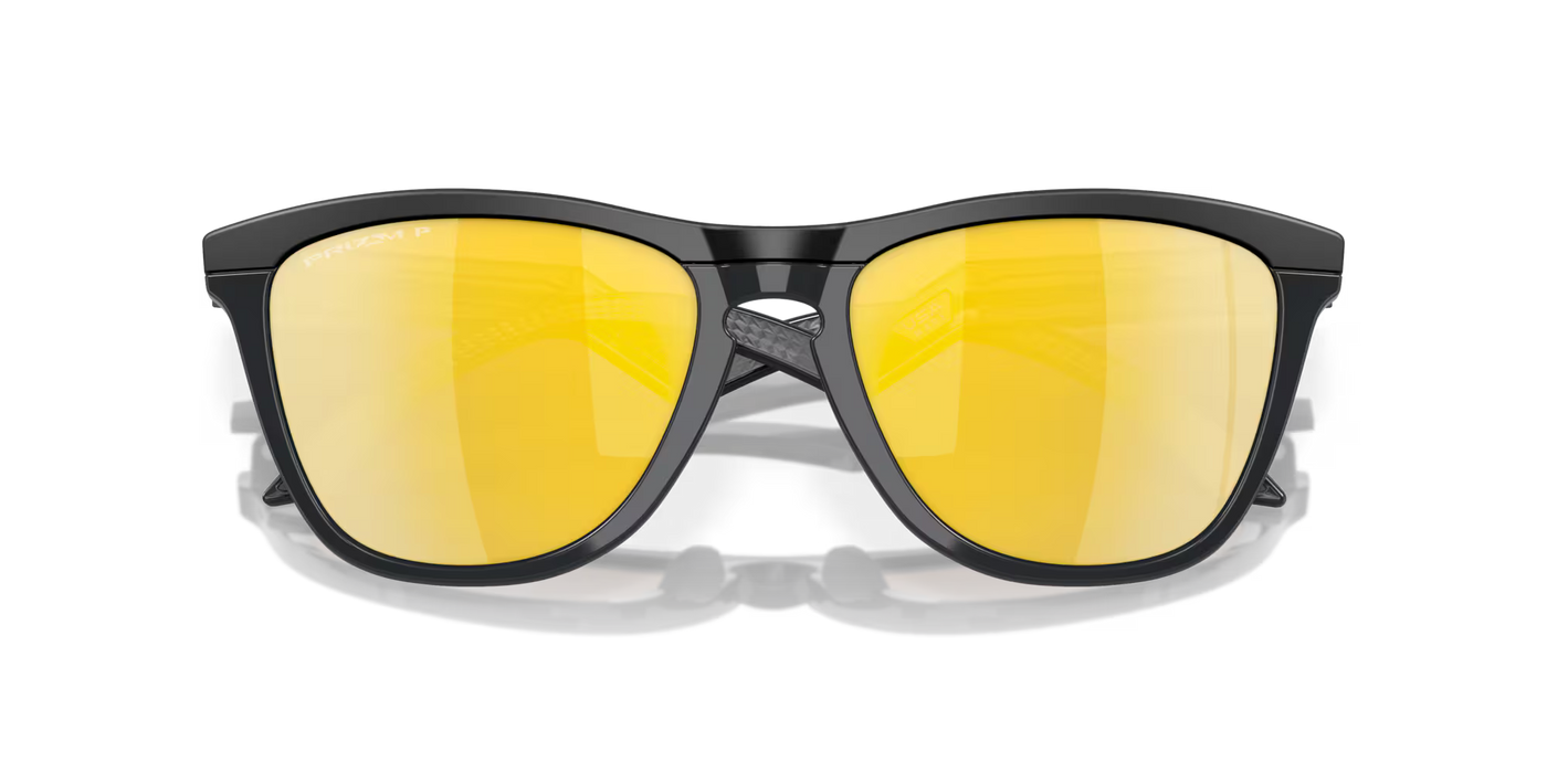 Oakley Frogskins Hybrid Prizm 24k Polarized Lenses, Matte Black Frame - Cyclop.in