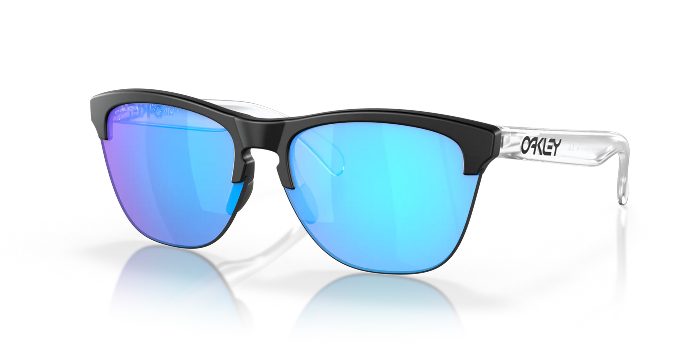 Oakley Frogskins Lite Prizm Sapphire Lenses, Matte Black Frame - Cyclop.in