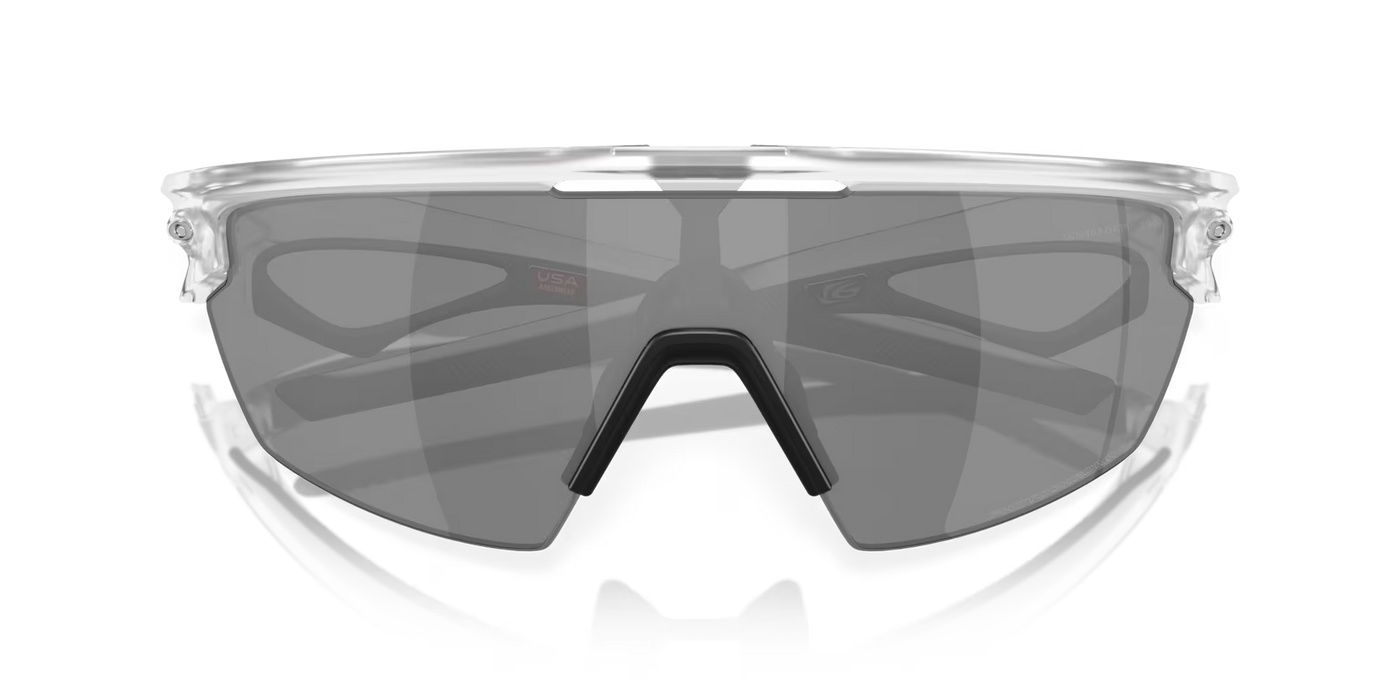 Oakley Sphaera Clear To Black Iridium Photochromic Lenses, Matte Clear Frame - Cyclop.in