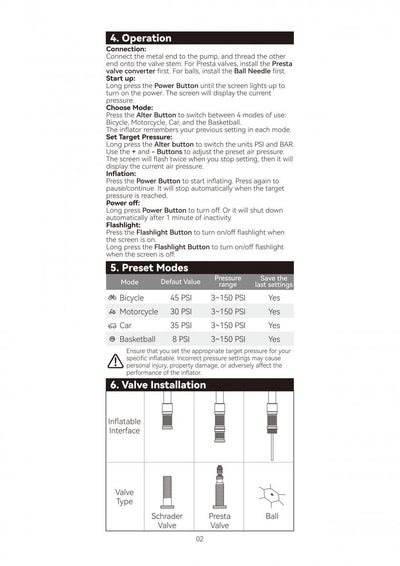 Cycplus A8 Electric Air Pump - Cyclop.in