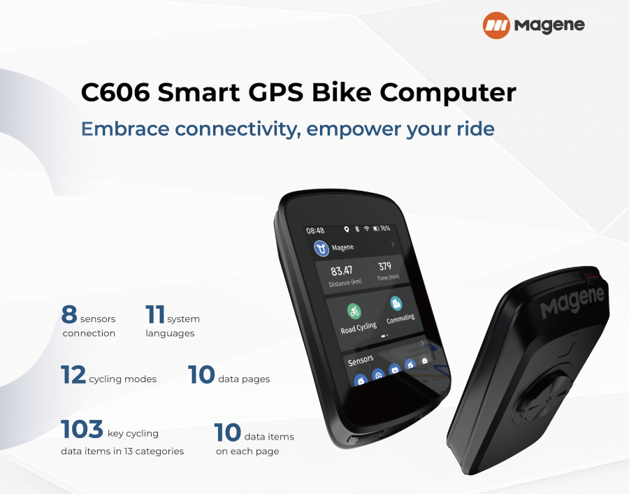 Magene C606 GPS Bike Computer - Cyclop.in