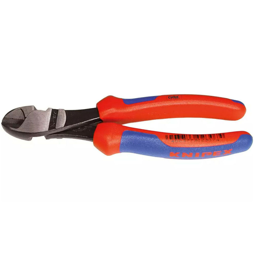 Cyclus Tools Knipex High Leverage Diagonal Cutter | Length 180 Mm, Rubber Handles - Cyclop.in