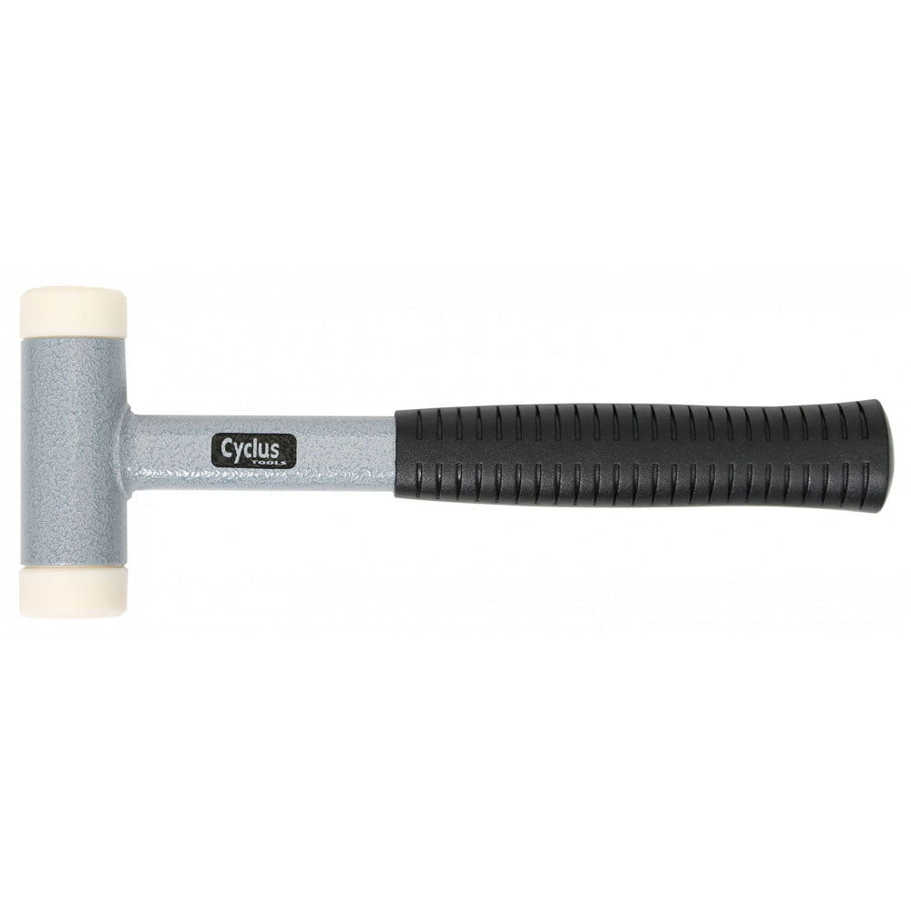 Cyclus Tools Soft-Head Anti Rebound Hammer 650G, 35X120X250Mm, Replaceable Plastic Heads - Cyclop.in