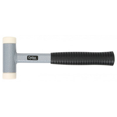 Cyclus Tools Soft-Head Anti Rebound Hammer 650G, 35X120X250Mm, Replaceable Plastic Heads - Cyclop.in