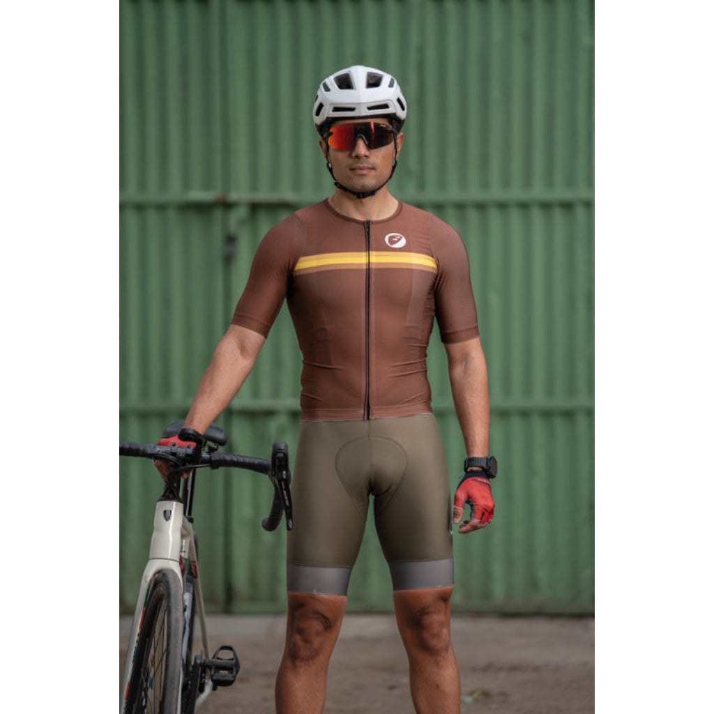 Apace Elite Fit Unisex Cycling Jersey - Summit - Cyclop.in