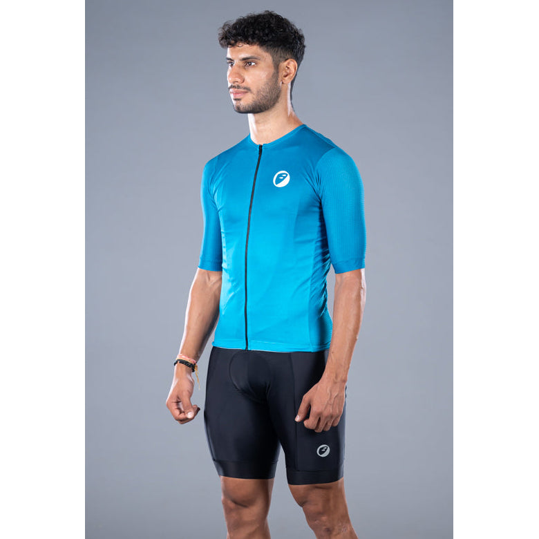 Apace Cruise Fit Cycling Jersey - Deep Sea - Cyclop.in