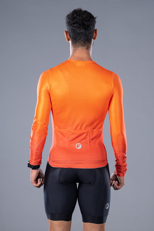 Apace Cruise Fit Cycling Jersey - Lava - Cyclop.in