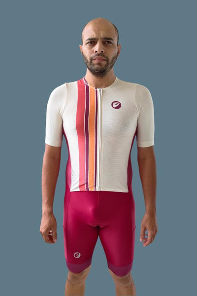 Apace Butterfly Men's Trisuit - Ruby - Cyclop.in