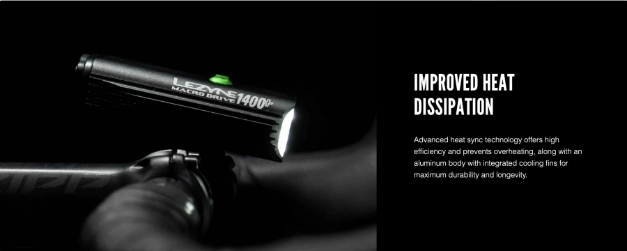 Lezyne Fusion Drive 500+ Front Light (with QPRO Mount) - Cyclop.in