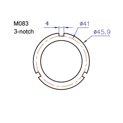 Icetoolz M083 BB Installation Tool - 3-Notch Lockring - Cyclop.in