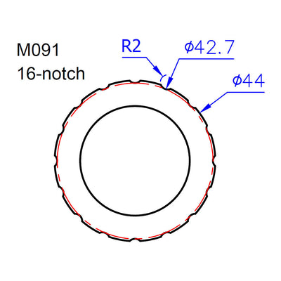 Icetoolz M091 BB Tool For 44Mm-16T (Hollowtech Ii) Adaptor - Cyclop.in