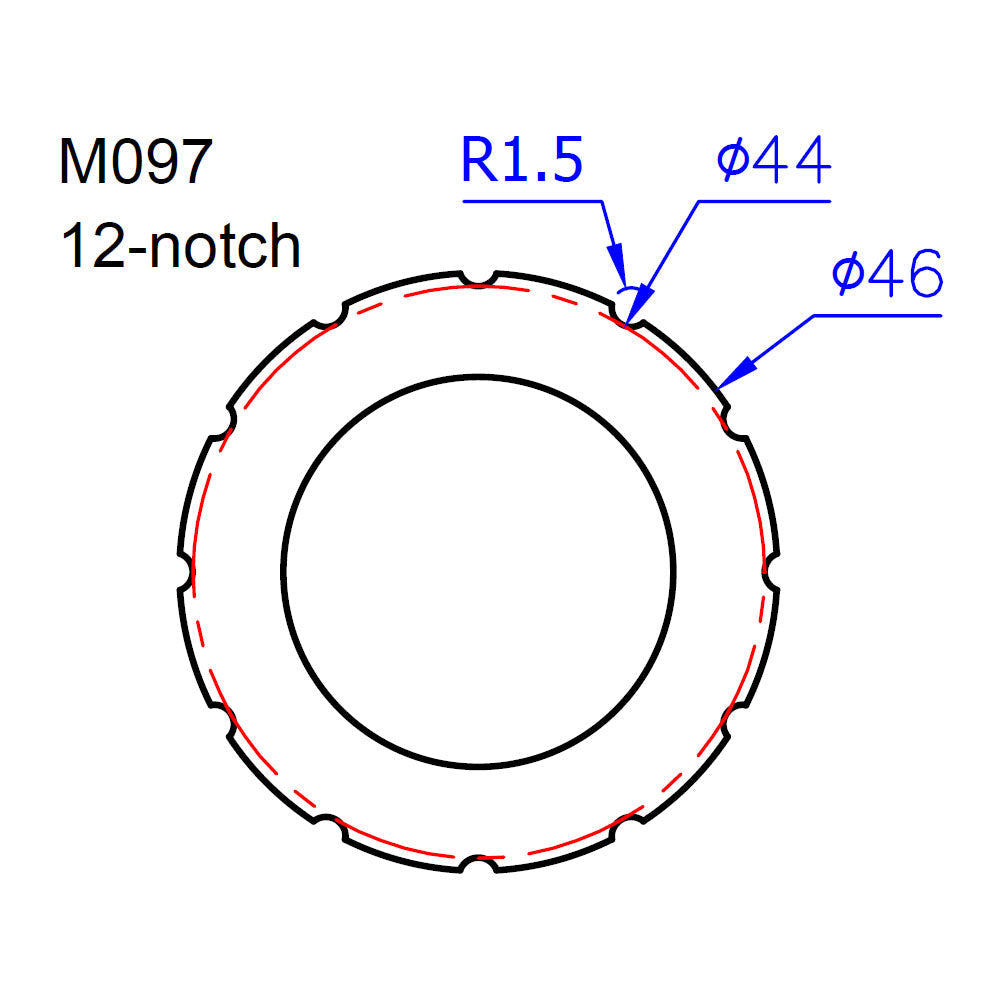 Icetoolz M097 BB Tool For 46Mm-12T (Bsa30) Adaptor - Cyclop.in