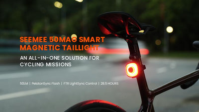 Magicshine SEEMEE 50 MAG Smart Magnetic Rear Light - 50 Lumens - Cyclop.in