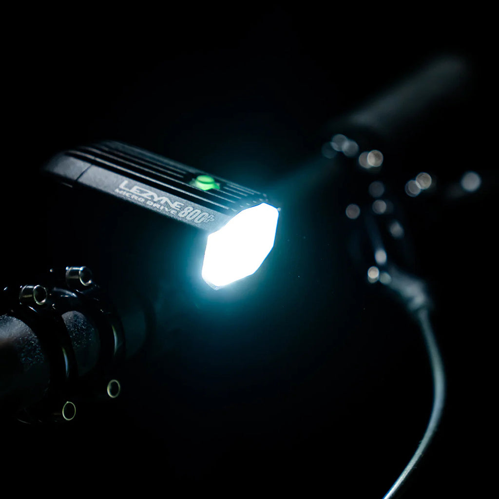 Lezyne Micro Drive 800+ Front Light (with QPRO Mount) - Cyclop.in