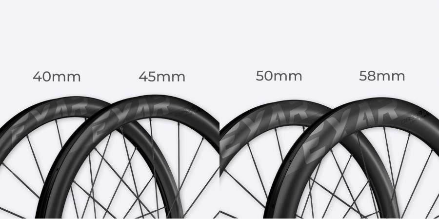 Magene EXAR UltraDark DB405 Carbon Wheelset - 40/45mm (Disc Brake) - Cyclop.in