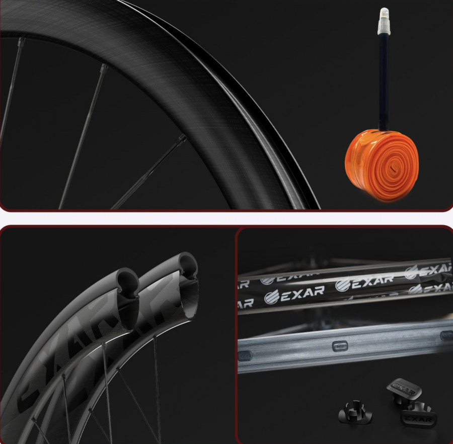 Magene EXAR UltraDark DB508 Carbon Wheelset - 50/58mm (Disc Brake) - Cyclop.in