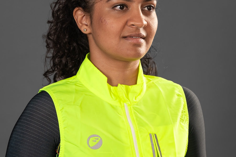 Apace Gilet Sleevless Cycling Jacket - Neon - Cyclop.in