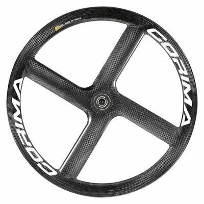 Corima 4 spoke Carbon Tubular Wheel (White Sticker) - Cyclop.in