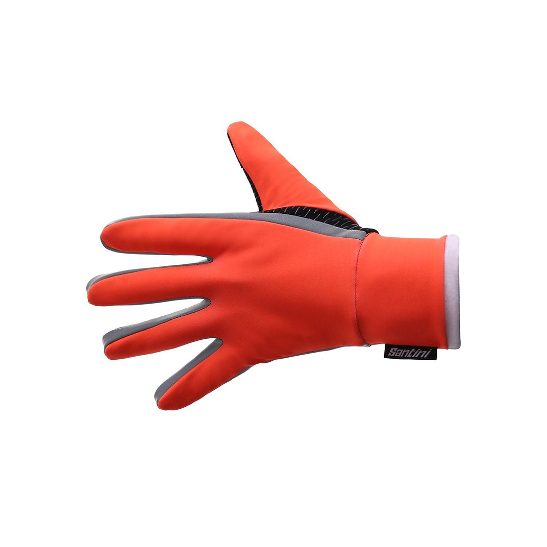 Santini H20 Vega Full Gloves (Flashy Orange) - Cyclop.in