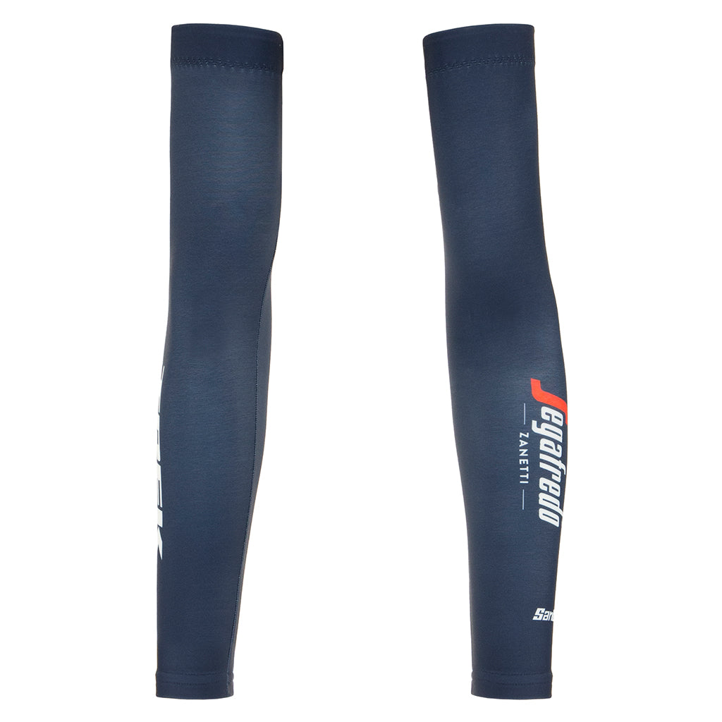 Santini Trek - Segafredo Arm Winterwear - Nautica Blue - Cyclop.in