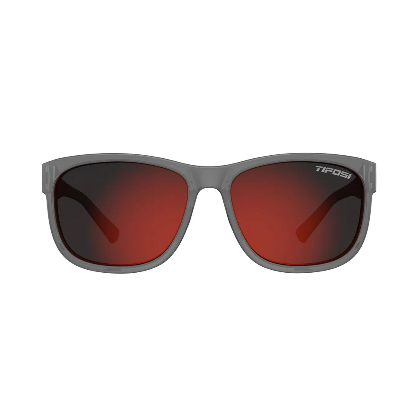 Tifosi Swank XL Sunglasses - Satin Vapor Smoke Red - Cyclop.in