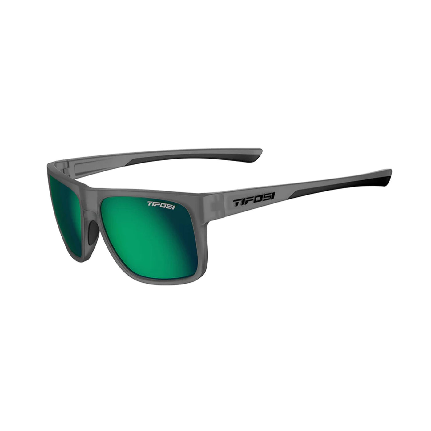 Tifosi Swick Sunglasses - Satin Vapor, Emerald Polarized - Cyclop.in