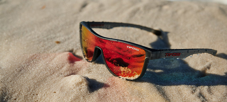 Tifosi Sizzle Sunglasses - Satin Vapor/Smoke Red - Cyclop.in