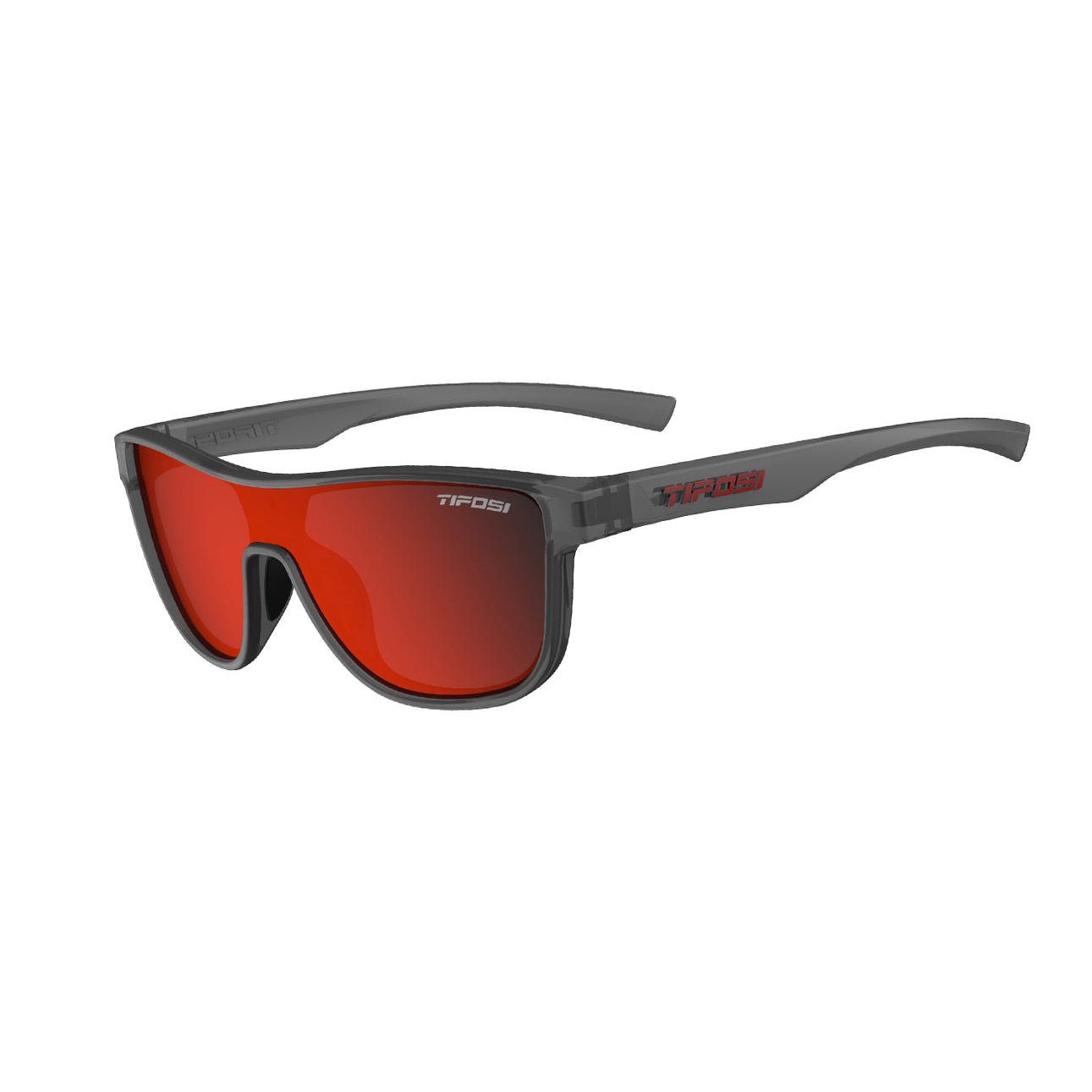 Tifosi Sizzle Sunglasses - Satin Vapor/Smoke Red - Cyclop.in