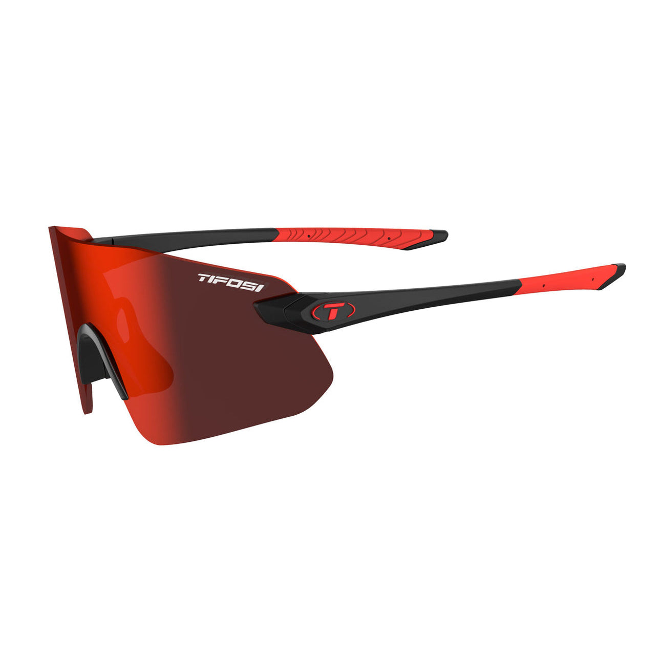 Tifosi Vogel SL Sunglasses - Matte Black Smoke Red - Cyclop.in