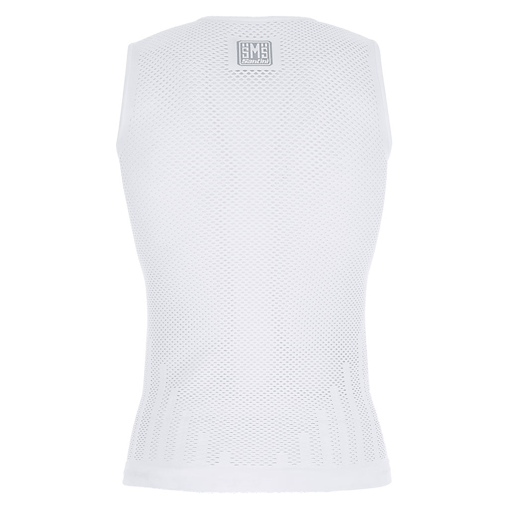 White Mesh Tank Top White Vest / XXXL