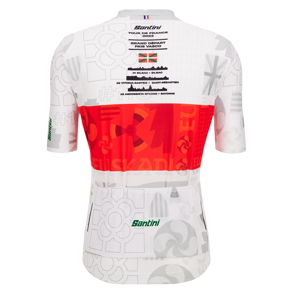 Buy Santini TDF Grand Depart Pais Vasco Jersey - Print | Cyclop.in