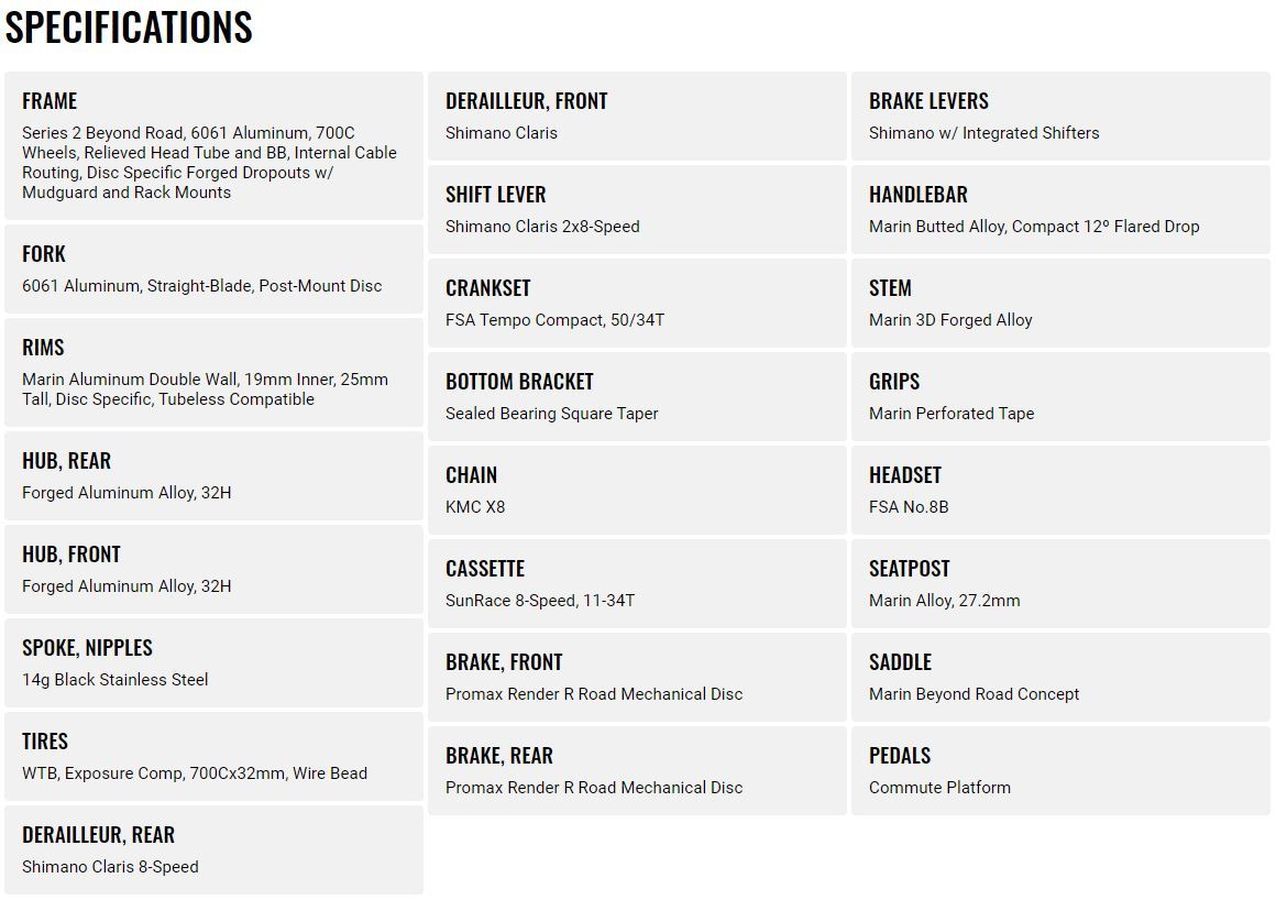 Specialized expedition 2024 size chart