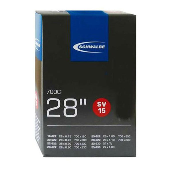 Buy Schwalbe Road Tube SV15 (700 x 18C-28C) 40mm Presta Valve Tube