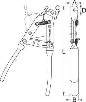 Unior Cable Puller Pliers With Lock - Cyclop.in