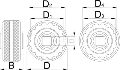 Unior Bottom Bracket Socket T47 - Cyclop.in